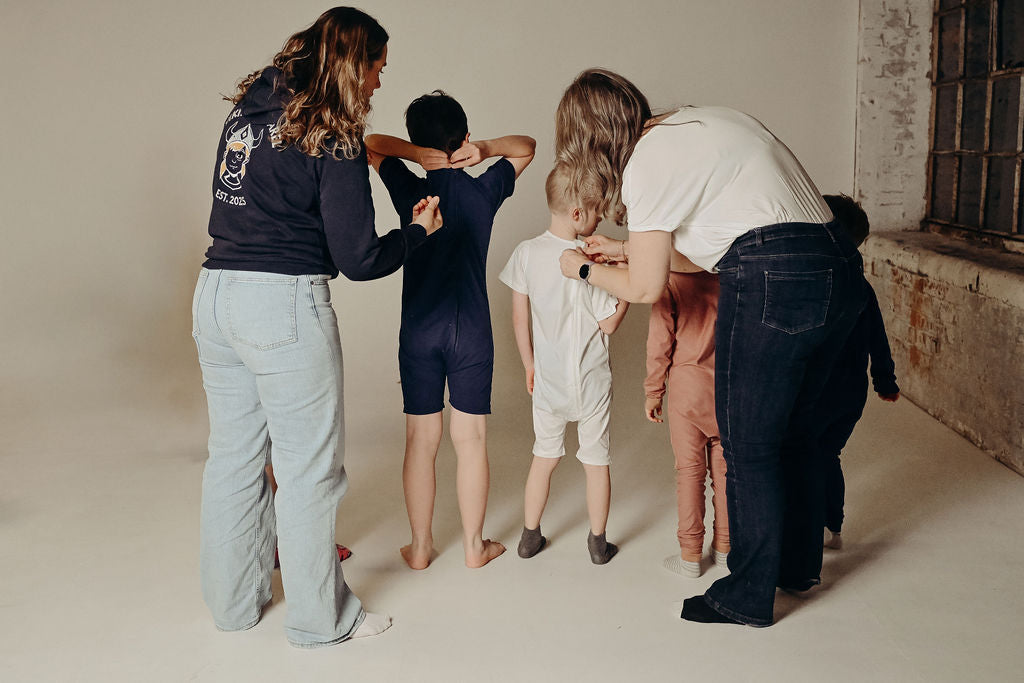 VA Adaptive Romper - Back-Zip