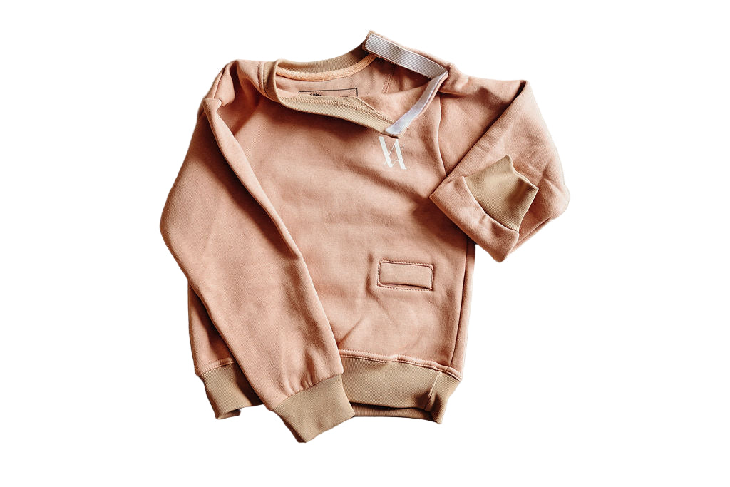 VA Adaptive Easy-Dress, G-Tube Sweatshirt