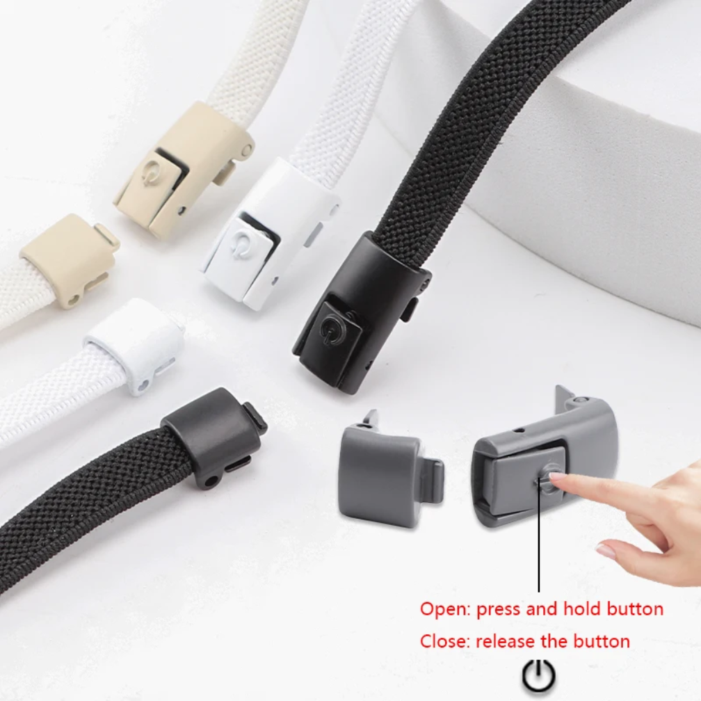 No-Tie Shoelaces - Easy Clip Design